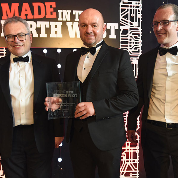 Prestigious manufacturing awards recognise excellence in the North West - Atec takes gold for Automotive, Aerospace and Rail